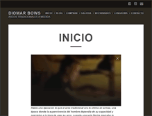 Tablet Screenshot of diomar-bows.com